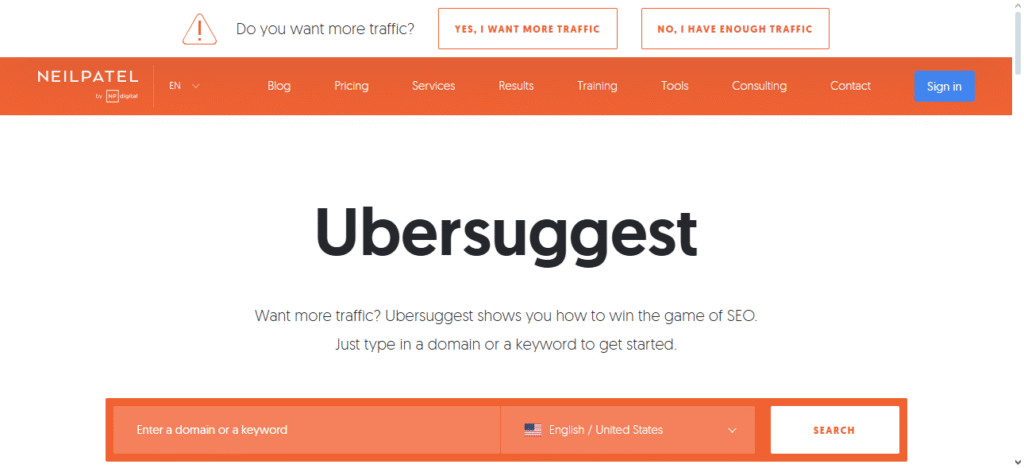 UberSuggest 