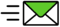 Stylized arrow pointing downward in green on a black background.