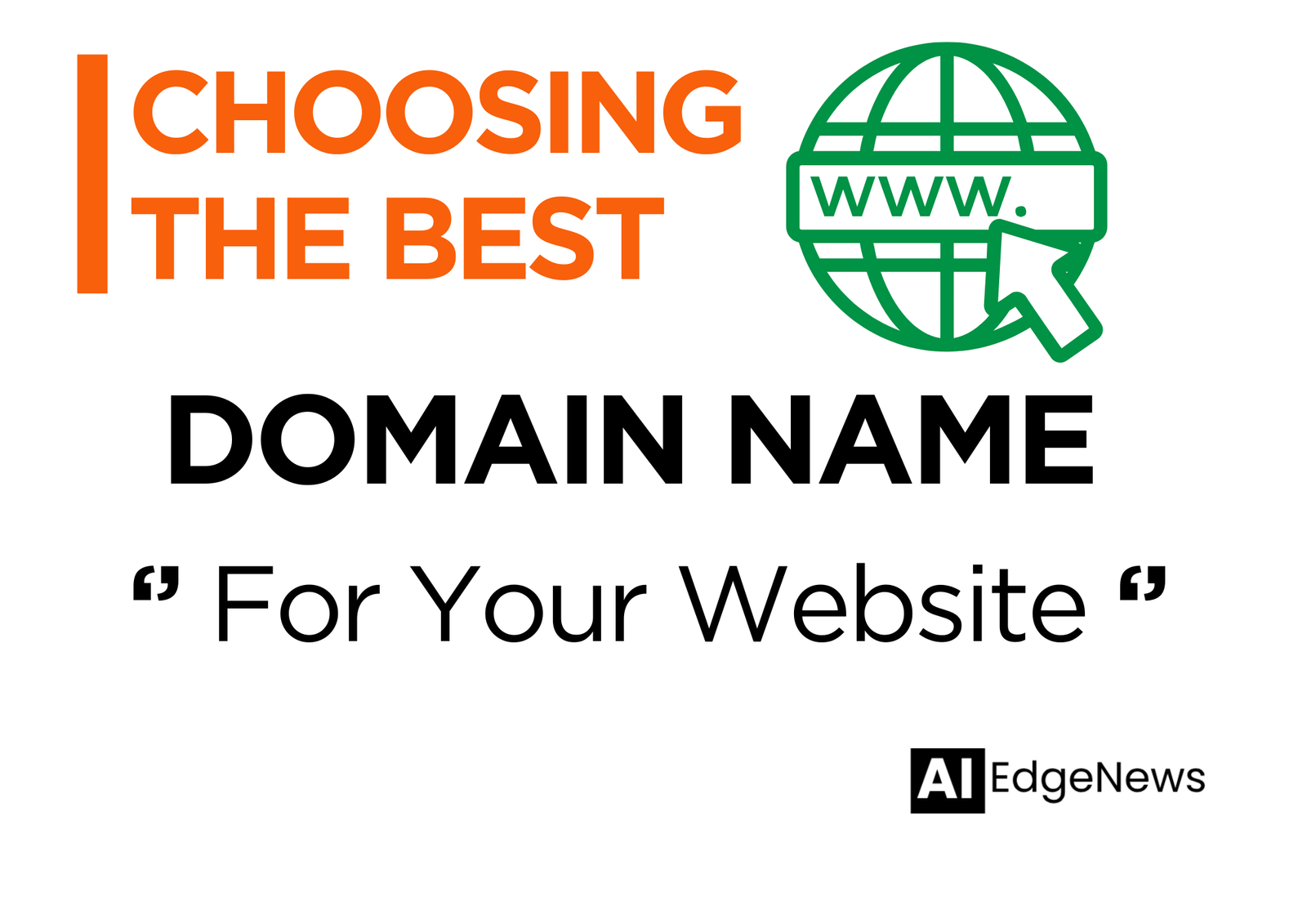 Choosing The Best Domain Name For Your Website