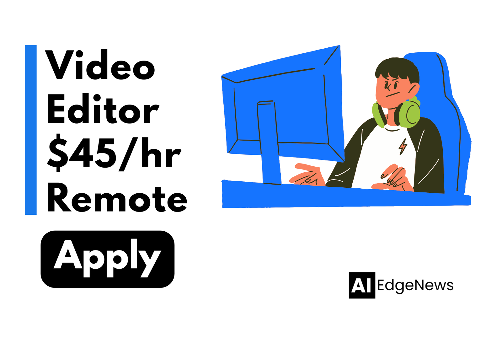 Video Editor $45/hr Remote Job | United States (Remote)